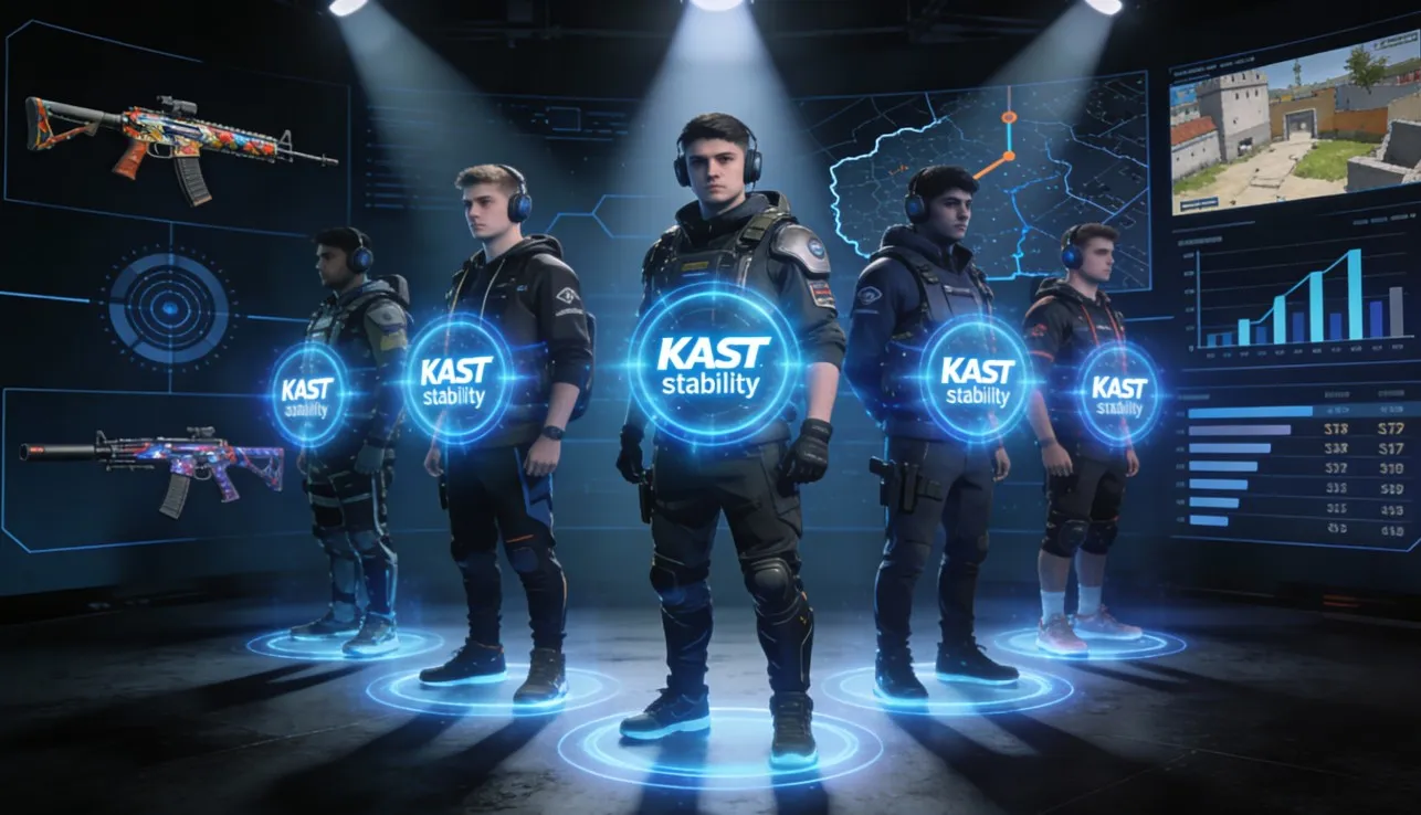 Самые стабильные игроки CS2 по показателю KAST