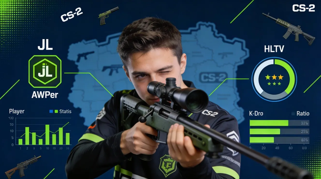 Профиль jL в CS2: игровая роль, принятие решений, командное взаимодействие и основные показатели статистики HLTV.