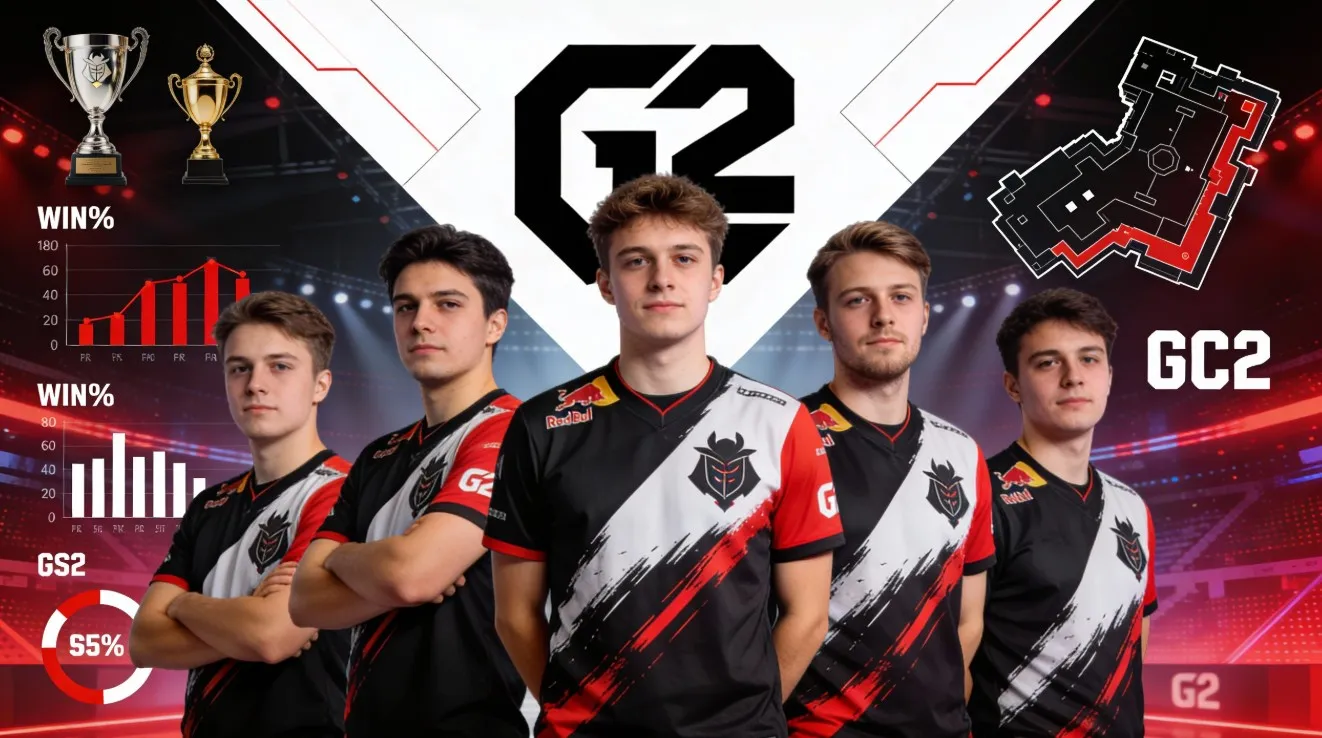 G2 Esports — команда CS2: состав и результаты выступлений