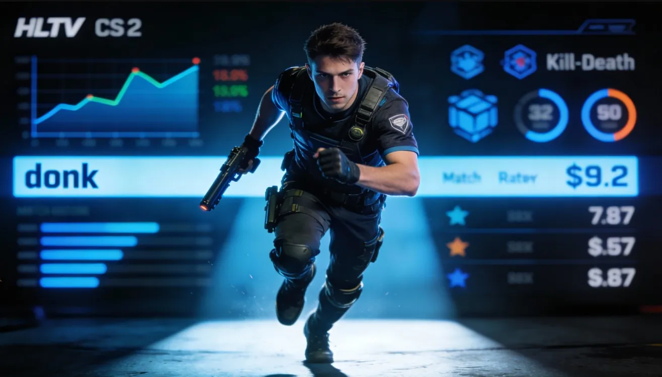donk — профиль игрока CS2, стиль entry и статистика HLTV