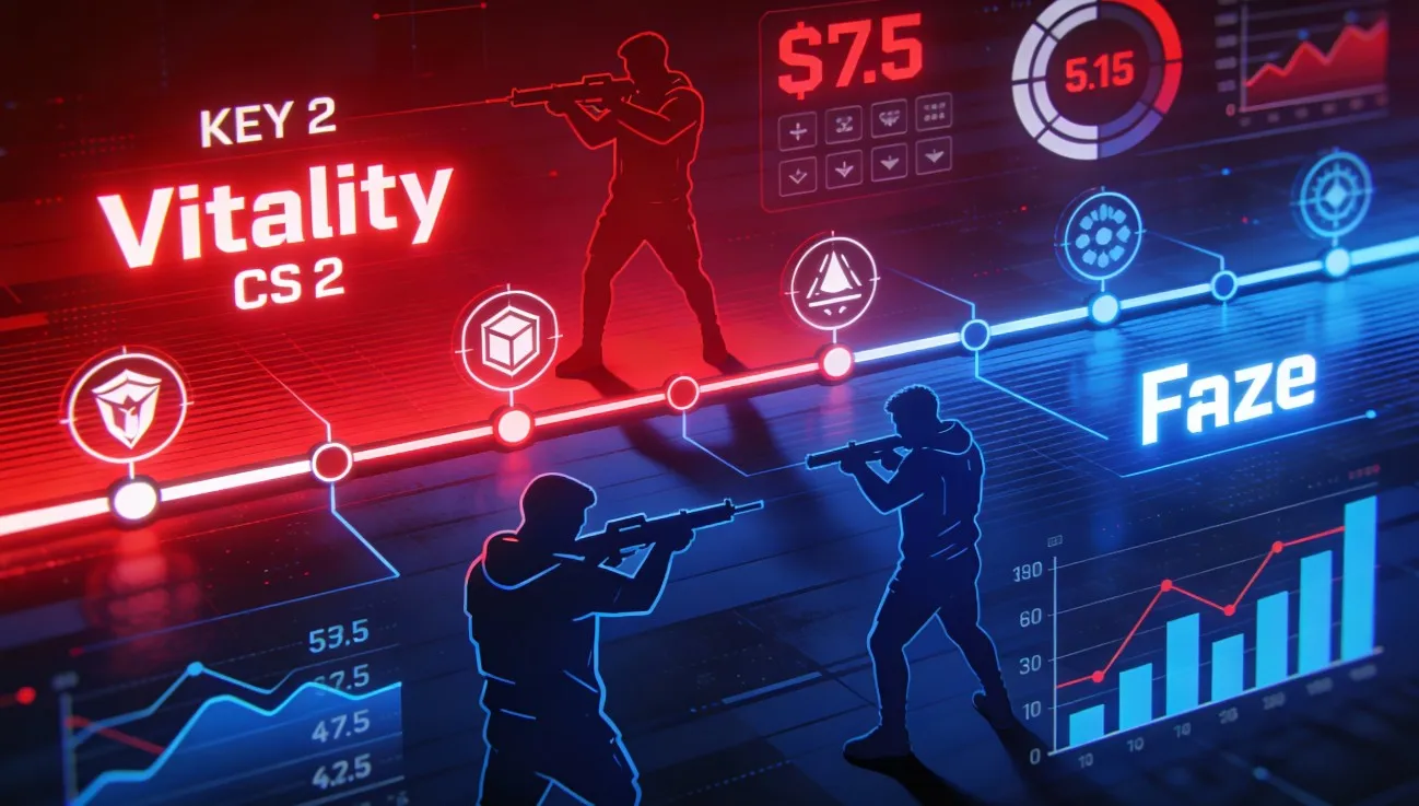 Vitality vs FaZe — сравнение команд и итоги матчей CS2