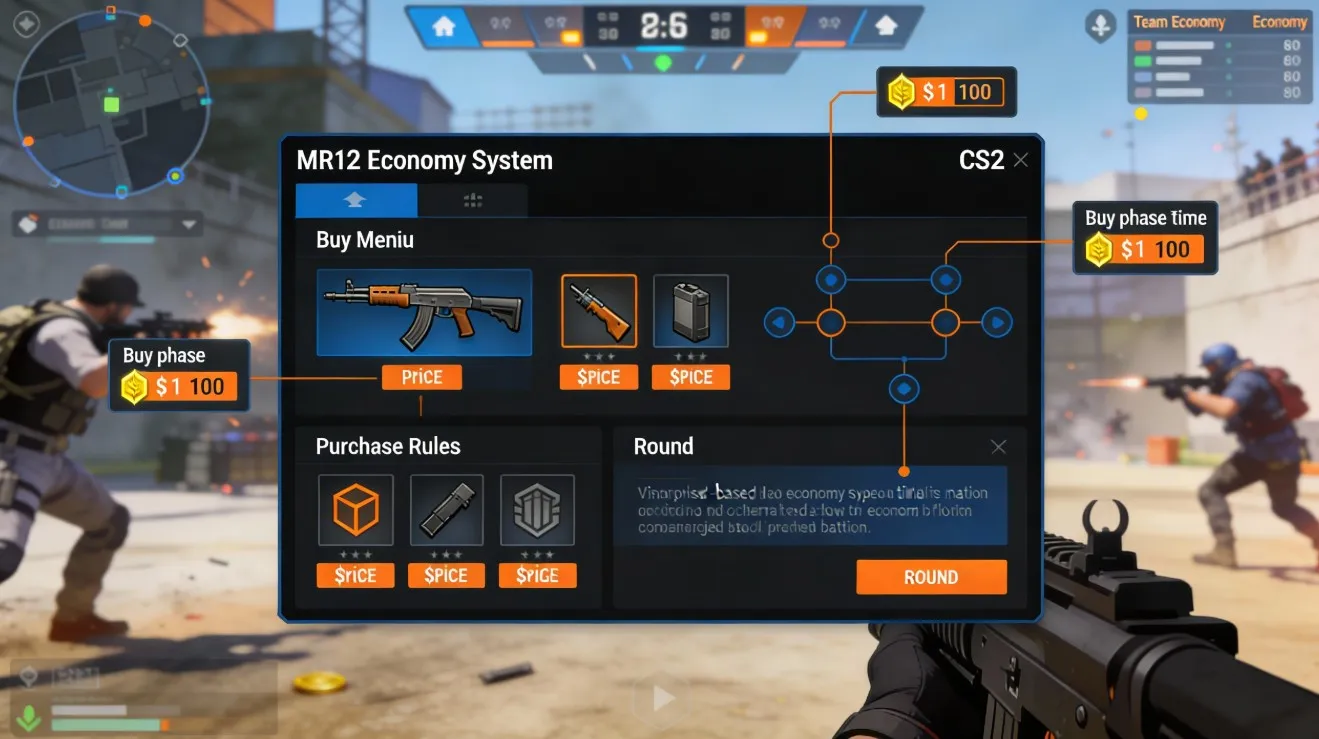 Экономика MR12 в CS2 и правила закупа в матчах