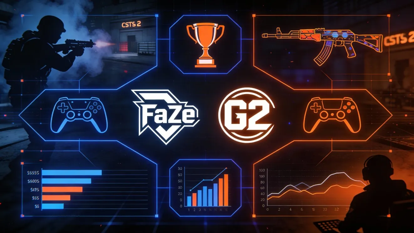 FaZe vs G2 — ключевые матчи и статистика CS2