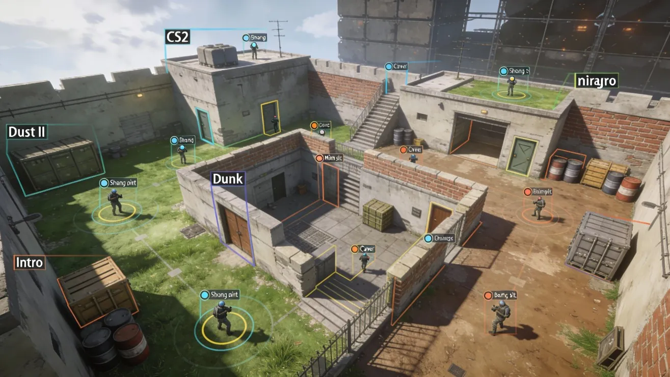 Карты CS2 и базовые принципы игры на них