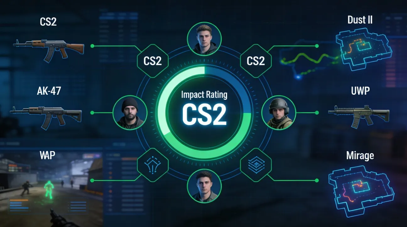 Impact Rating в CS2 и его роль в анализе игроков