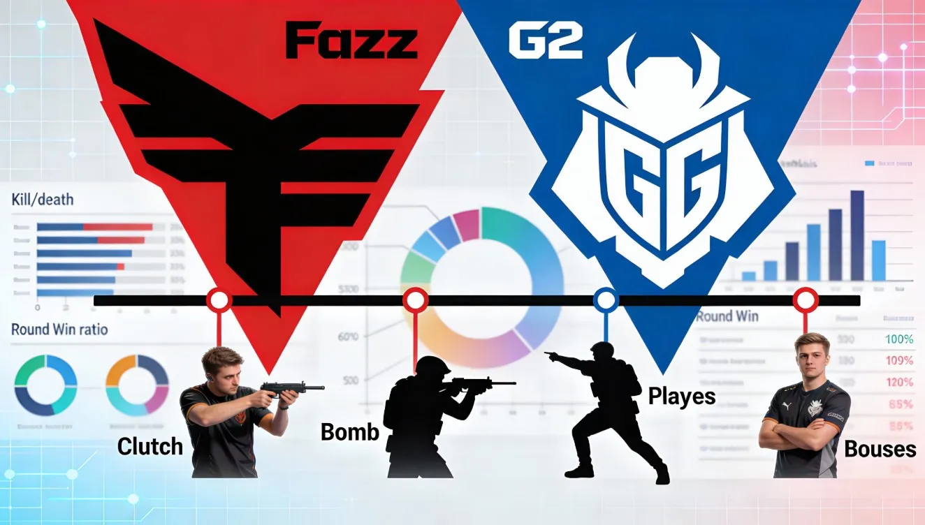 Ключевые матчи CS2 между FaZe и G2: результаты встреч, статистика по картам и обзор противостояния команд.