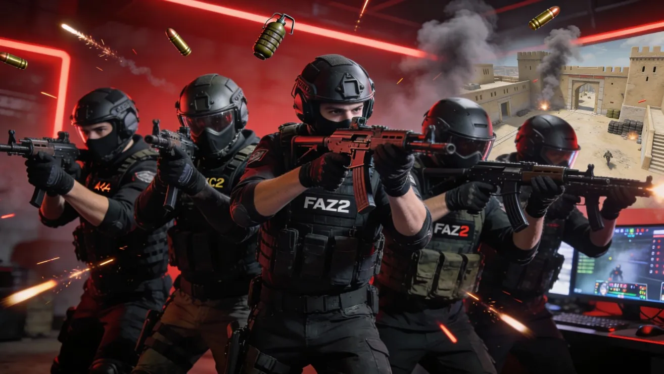 Анализ команды FaZe Clan в CS2: состав игроков, распределение ролей, стиль игры и результаты на профессиональной сцене.