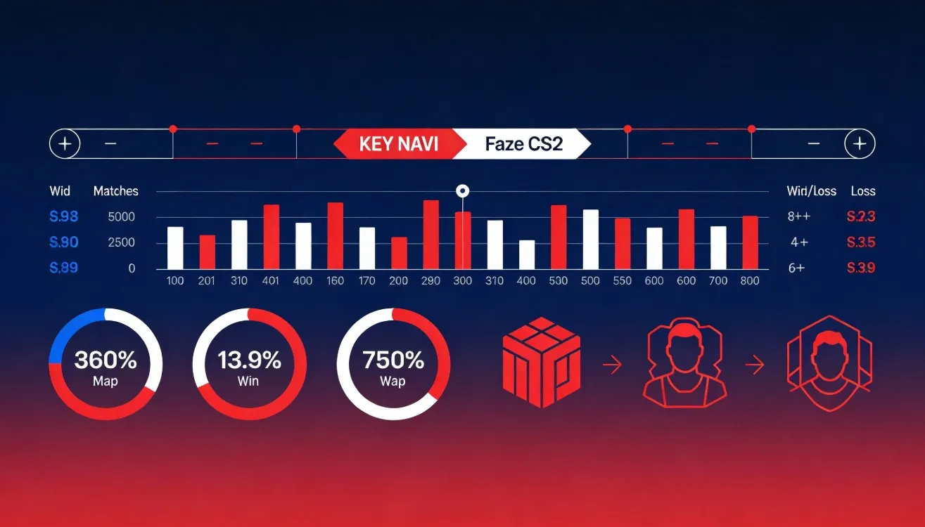 История матчей CS2 между NAVI и FaZe: результаты встреч, статистика по картам и анализ противостояния двух топ-команд.