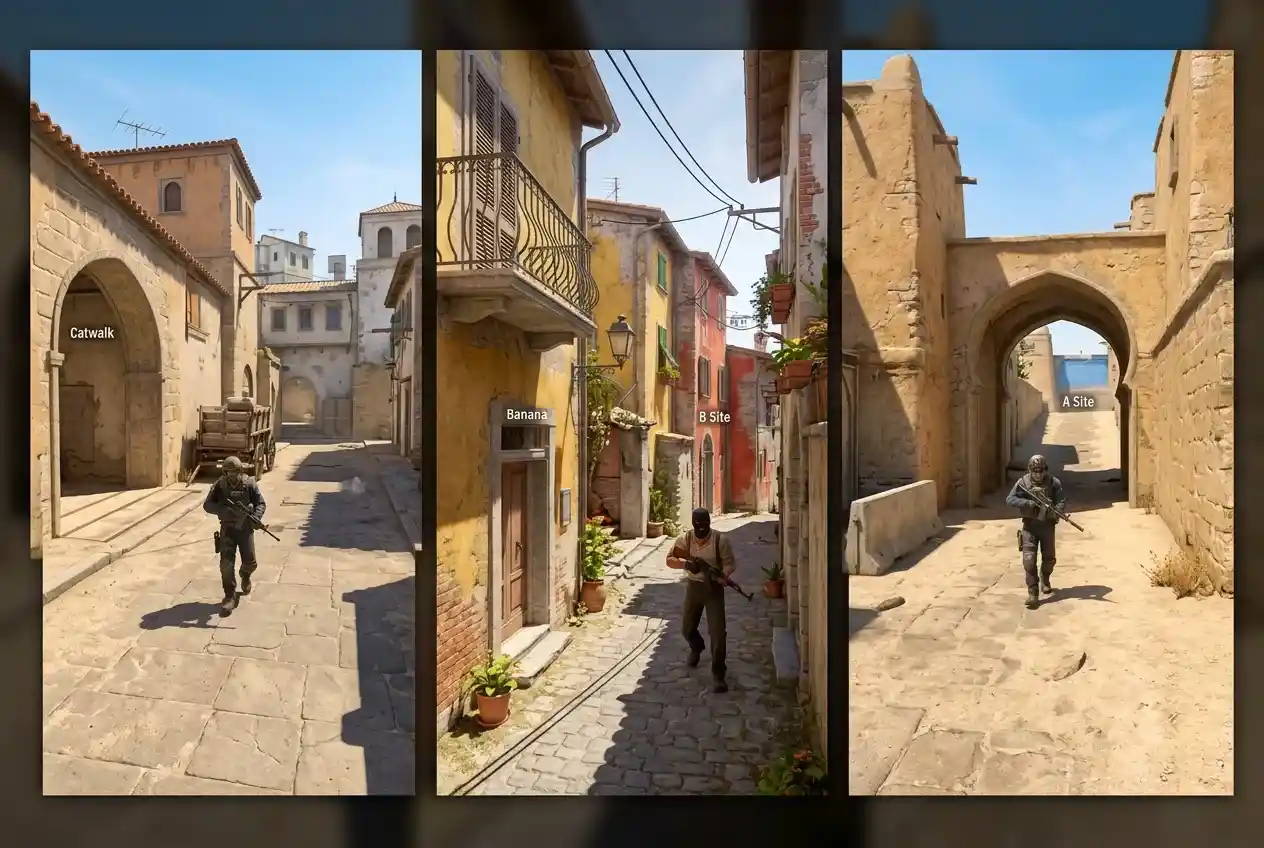 Mirage, Inferno и Dust 2 в CS2: какие карты всё ещё держат онлайн